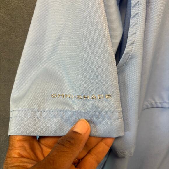 Columbia Performance Fishing Gear Shirt PFG  Omni-Shield Blood n Guts XL Light - Picture 7 of 13